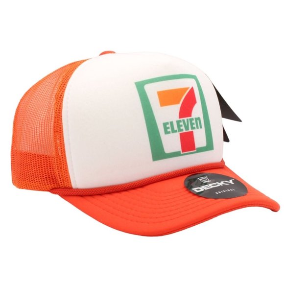 Other - Seven Eleven Trucker Hat Vintage Mesh Hat Adjustable Cap